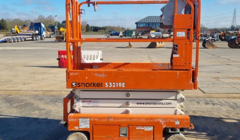 2019 Snorkel S3219E Manlifts For Auction: Leeds, UK – 30th April, 1st, 2nd & 3rd May 25 full