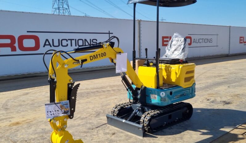 Unused 2025 DigMaster DM100 Micro Excavators For Auction: Leeds, UK – 30th April, 1st, 2nd & 3rd May 25