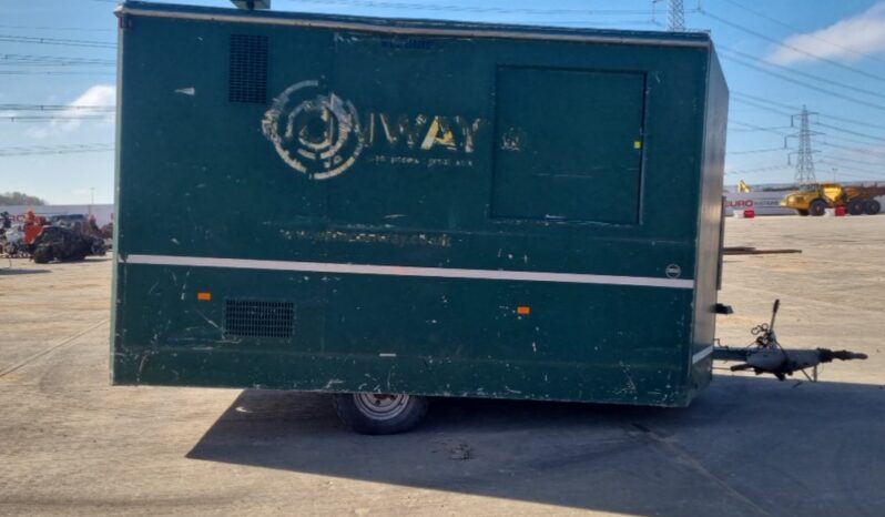 Securi-cabin Single Axle Welfare Unit, Kitchen, W/C, Drying Room, Stephill 6kVA Generator (Cannot Be Reconsigned) Containers For Auction: Leeds, UK – 30th April, 1st, 2nd & 3rd May 25 full