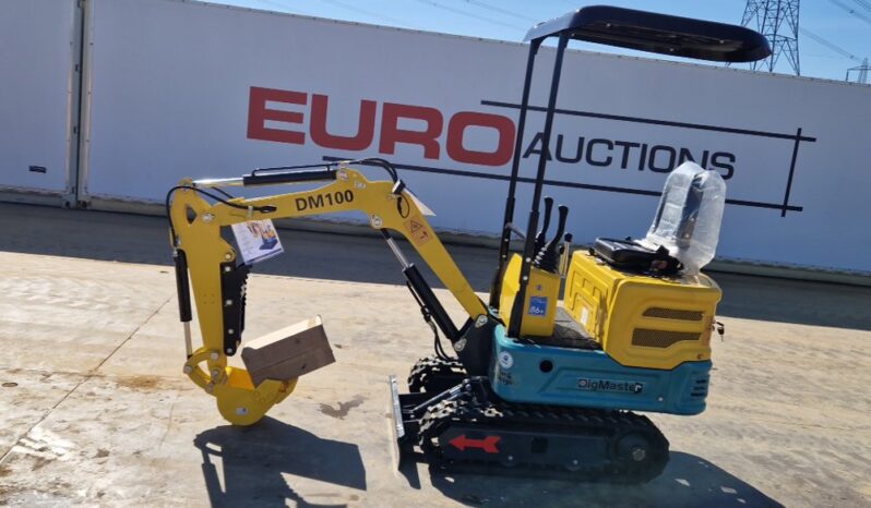 Unused 2024 DigMaster DM100 Micro Excavators For Auction: Leeds, UK – 30th April, 1st, 2nd & 3rd May 25 full