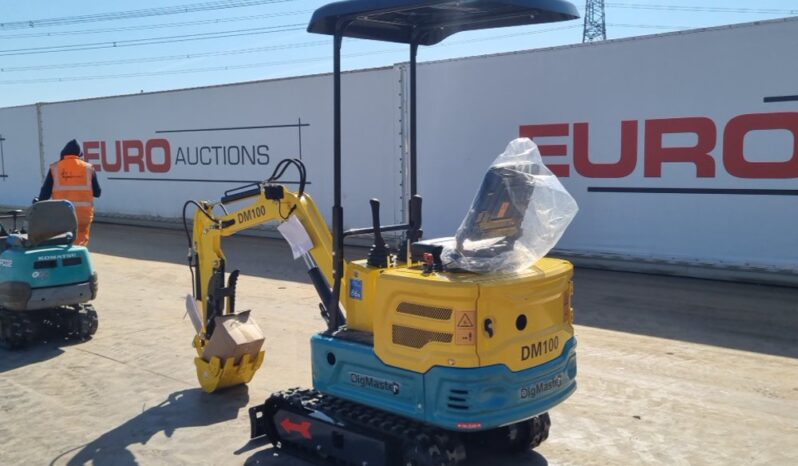 Unused 2025 DigMaster DM100 Micro Excavators For Auction: Leeds, UK – 30th April, 1st, 2nd & 3rd May 25 full