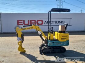 Unused 2025 DigMaster DM100 Micro Excavators For Auction: Leeds, UK – 30th April, 1st, 2nd & 3rd May 25 full