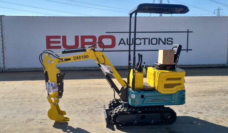 Unused 2025 DigMaster DM100 Micro Excavators For Auction: Leeds, UK – 30th April, 1st, 2nd & 3rd May 25 full