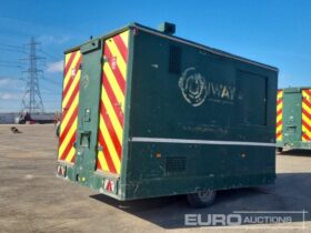 Securi-cabin Single Axle Welfare Unit, Kitchen, W/C, Drying Room, Stephill 6kVA Generator (Cannot Be Reconsigned) Containers For Auction: Leeds, UK – 30th April, 1st, 2nd & 3rd May 25 full