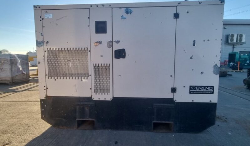 Bruno 60kVA Generator, 4 Cylinder Engine Generators For Auction: Leeds, UK – 30th April, 1st, 2nd & 3rd May 25 full