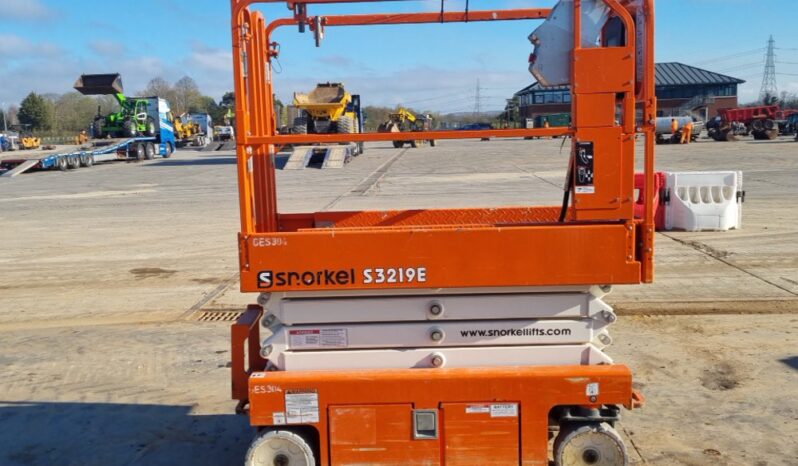 2019 Snorkel S3219E Manlifts For Auction: Leeds, UK – 30th April, 1st, 2nd & 3rd May 25 full