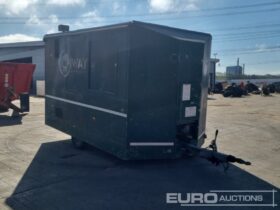Securi-cabin Single Axle Welfare Unit, Kitchen, W/C, Drying Room, Stephill 6kVA Generator (Cannot Be Reconsigned) Containers For Auction: Leeds, UK – 30th April, 1st, 2nd & 3rd May 25 full
