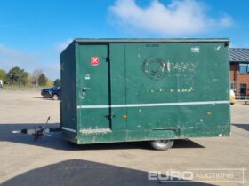 Securi-cabin Single Axle Welfare Unit, Kitchen, W/C, Drying Room, Stephill 6kVA Generator (Cannot Be Reconsigned) Containers For Auction: Leeds, UK – 30th April, 1st, 2nd & 3rd May 25 full