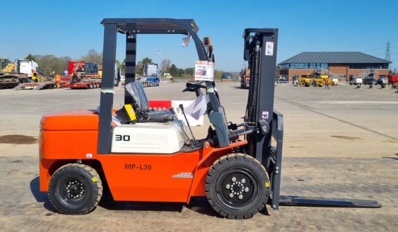 Unused 2025 Machpro MP-L30 Forklifts For Auction: Leeds, UK – 30th April, 1st, 2nd & 3rd May 25 full