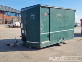 Securi-cabin Single Axle Welfare Unit, Kitchen, W/C, Drying Room, Stephill 6kVA Generator (Cannot Be Reconsigned) Containers For Auction: Leeds, UK – 30th April, 1st, 2nd & 3rd May 25