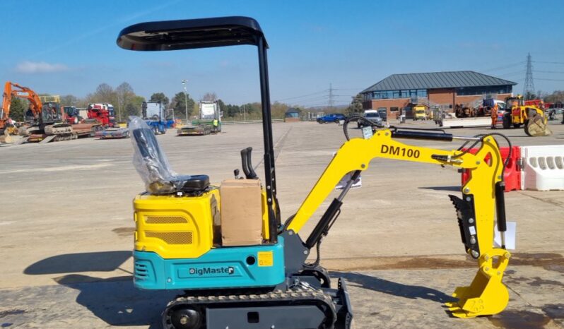 Unused 2025 DigMaster DM100 Micro Excavators For Auction: Leeds, UK – 30th April, 1st, 2nd & 3rd May 25 full
