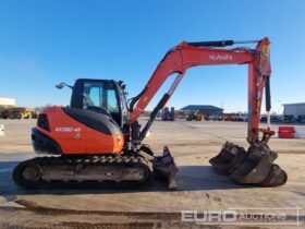 2019 Kubota KX080-4A 6 Ton+ Excavators For Auction: Leeds, UK – 30th April, 1st, 2nd & 3rd May 25 full