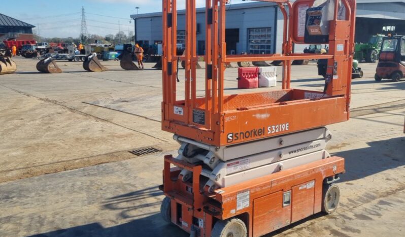 2019 Snorkel S3219E Manlifts For Auction: Leeds, UK – 30th April, 1st, 2nd & 3rd May 25 full