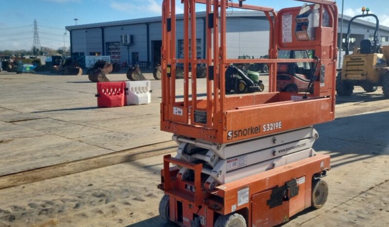 2019 Snorkel S3219E Manlifts For Auction: Leeds, UK – 30th April, 1st, 2nd & 3rd May 25 full