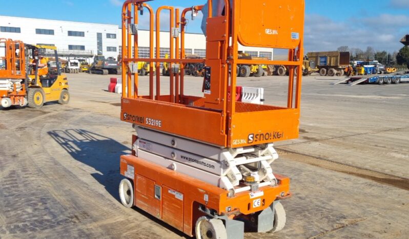 2019 Snorkel S3219E Manlifts For Auction: Leeds, UK – 30th April, 1st, 2nd & 3rd May 25 full
