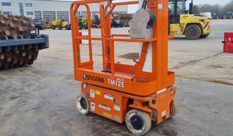 2020 Snorkel TM12E Manlifts For Auction: Leeds, UK – 30th April, 1st, 2nd & 3rd May 25 full