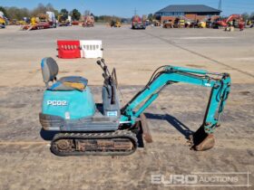 Komatsu PC02-1A Micro Excavators For Auction: Leeds, UK – 30th April, 1st, 2nd & 3rd May 25 full