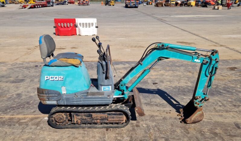 Komatsu PC02-1A Micro Excavators For Auction: Leeds, UK – 30th April, 1st, 2nd & 3rd May 25 full