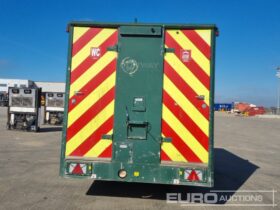 Securi-cabin Single Axle Welfare Unit, Kitchen, W/C, Drying Room, Stephill 6kVA Generator (Cannot Be Reconsigned) Containers For Auction: Leeds, UK – 30th April, 1st, 2nd & 3rd May 25 full