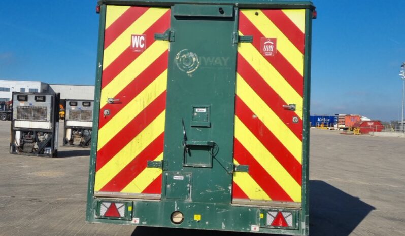 Securi-cabin Single Axle Welfare Unit, Kitchen, W/C, Drying Room, Stephill 6kVA Generator (Cannot Be Reconsigned) Containers For Auction: Leeds, UK – 30th April, 1st, 2nd & 3rd May 25 full