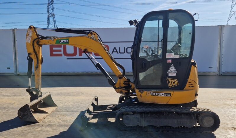 2018 JCB 8030ZTS Mini Excavators For Auction: Leeds, UK – 30th April, 1st, 2nd & 3rd May 25 full