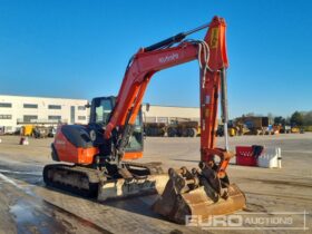 2019 Kubota KX080-4A 6 Ton+ Excavators For Auction: Leeds, UK – 30th April, 1st, 2nd & 3rd May 25 full