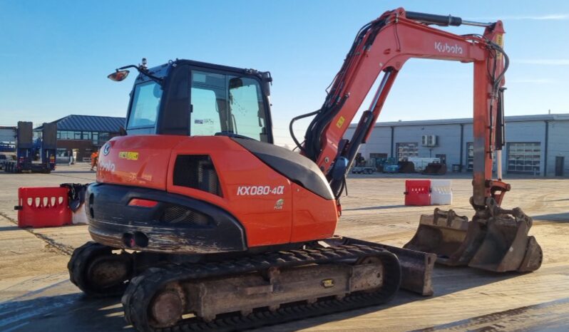 2019 Kubota KX080-4A 6 Ton+ Excavators For Auction: Leeds, UK – 30th April, 1st, 2nd & 3rd May 25 full