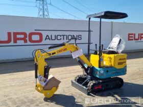 Unused 2025 DigMaster DM100 Micro Excavators For Auction: Leeds, UK – 30th April, 1st, 2nd & 3rd May 25