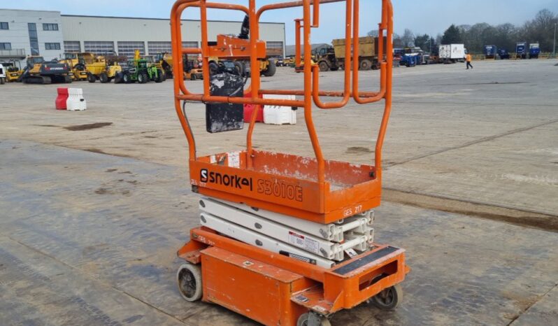 2018 Snorkel S3010E Manlifts For Auction: Leeds, UK – 30th April, 1st, 2nd & 3rd May 25 full