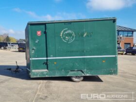 Securi-cabin Single Axle Welfare Unit, Kitchen, W/C, Drying Room, Stephill 6kVA Generator (Cannot Be Reconsigned) Containers For Auction: Leeds, UK – 30th April, 1st, 2nd & 3rd May 25 full