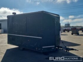 Securi-cabin Single Axle Welfare Unit, Kitchen, W/C, Drying Room, Stephill 6kVA Generator (Cannot Be Reconsigned) Containers For Auction: Leeds, UK – 30th April, 1st, 2nd & 3rd May 25 full