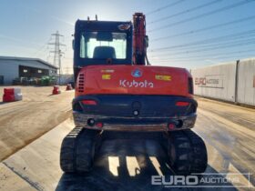 2019 Kubota KX080-4A 6 Ton+ Excavators For Auction: Leeds, UK – 30th April, 1st, 2nd & 3rd May 25 full