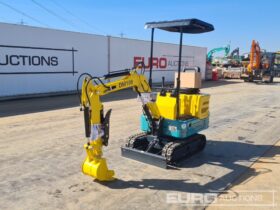 Unused 2025 DigMaster DM100 Micro Excavators For Auction: Leeds, UK – 30th April, 1st, 2nd & 3rd May 25