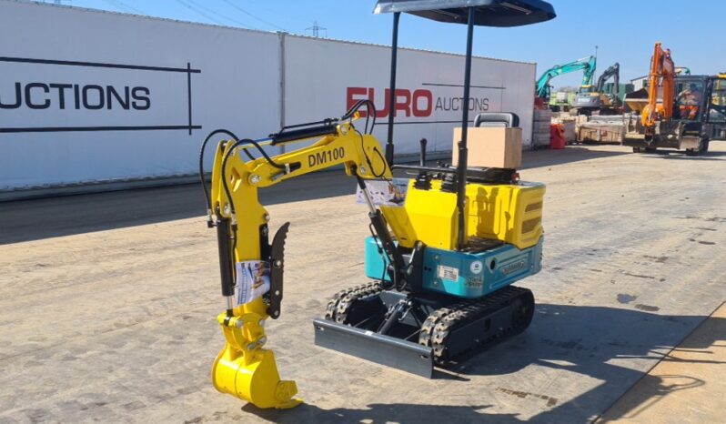 Unused 2025 DigMaster DM100 Micro Excavators For Auction: Leeds, UK – 30th April, 1st, 2nd & 3rd May 25