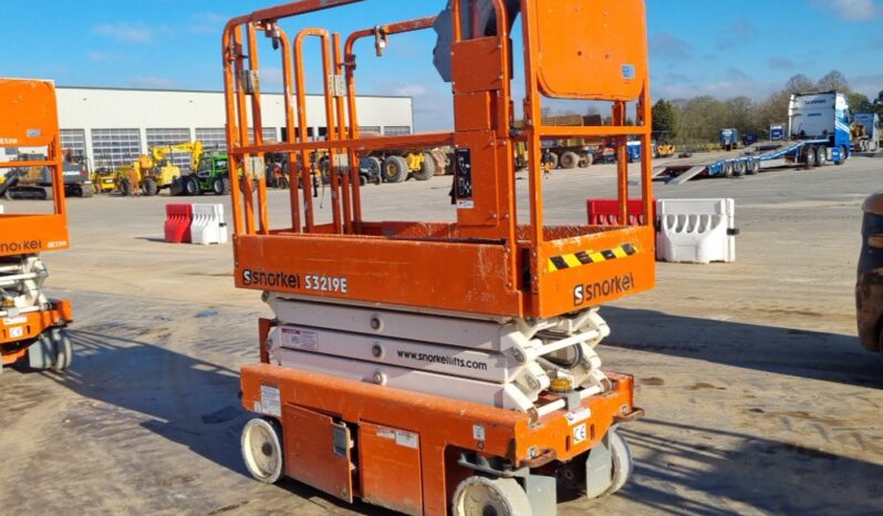 2019 Snorkel S3219E Manlifts For Auction: Leeds, UK – 30th April, 1st, 2nd & 3rd May 25 full