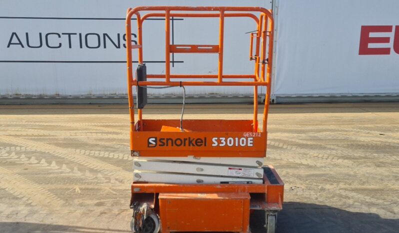 2018 Snorkel S3010E Manlifts For Auction: Leeds, UK – 30th April, 1st, 2nd & 3rd May 25 full