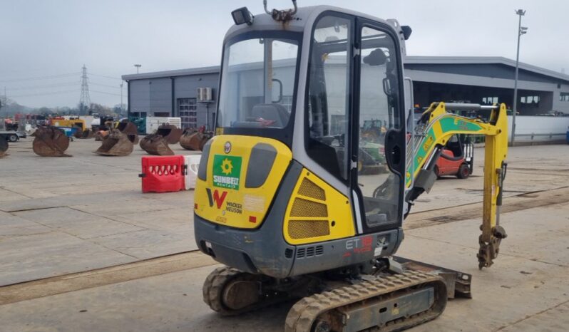 2018 Wacker Neuson ET18 Mini Excavators For Auction: Leeds, UK – 30th April, 1st, 2nd & 3rd May 25 full