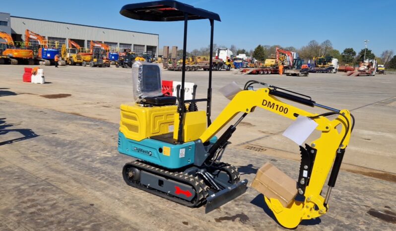 Unused 2024 DigMaster DM100 Micro Excavators For Auction: Leeds, UK – 30th April, 1st, 2nd & 3rd May 25 full