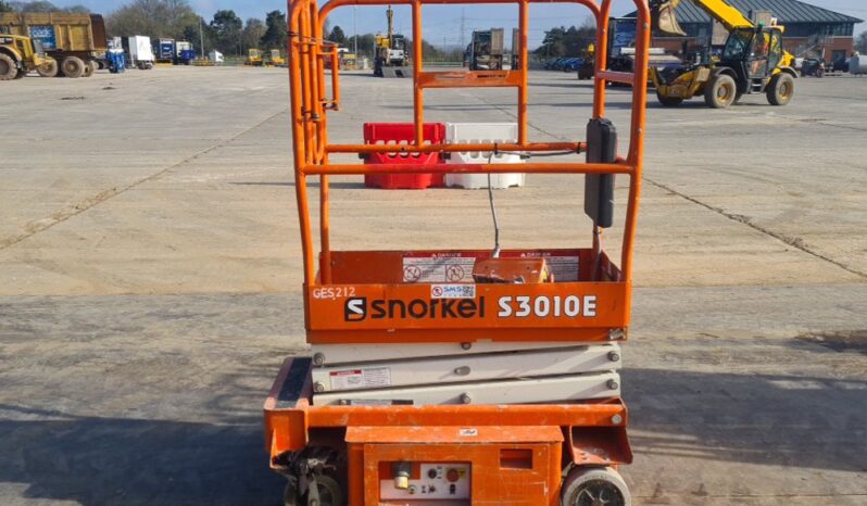 2018 Snorkel S3010E Manlifts For Auction: Leeds, UK – 30th April, 1st, 2nd & 3rd May 25 full