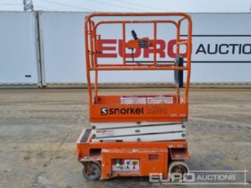 2018 Snorkel S3010E Manlifts For Auction: Leeds, UK – 30th April, 1st, 2nd & 3rd May 25 full