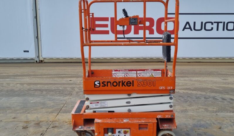 2018 Snorkel S3010E Manlifts For Auction: Leeds, UK – 30th April, 1st, 2nd & 3rd May 25 full