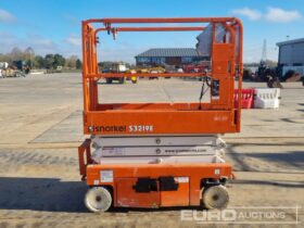 2019 Snorkel S3219E Manlifts For Auction: Leeds, UK – 30th April, 1st, 2nd & 3rd May 25 full