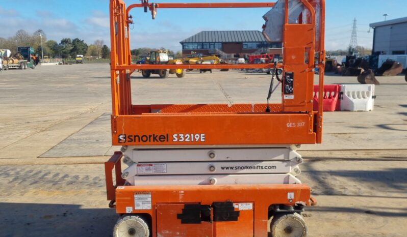 2019 Snorkel S3219E Manlifts For Auction: Leeds, UK – 30th April, 1st, 2nd & 3rd May 25 full