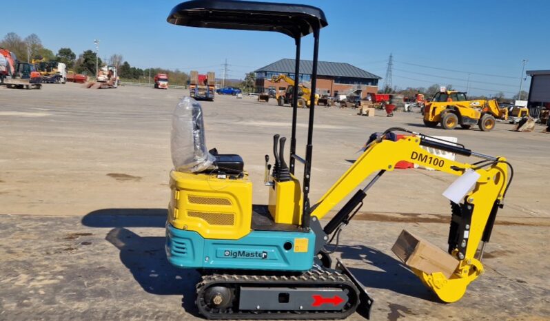 Unused 2024 DigMaster DM100 Micro Excavators For Auction: Leeds, UK – 30th April, 1st, 2nd & 3rd May 25 full