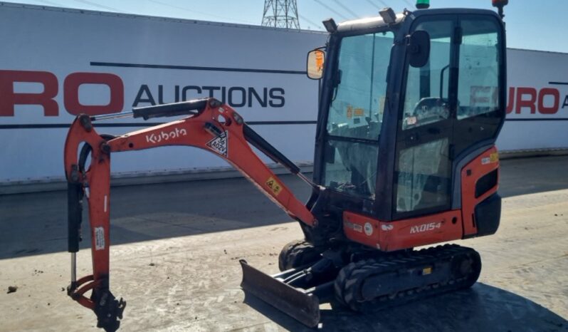 2016 Kubota KX015-4 Mini Excavators For Auction: Leeds, UK – 30th April, 1st, 2nd & 3rd May 25