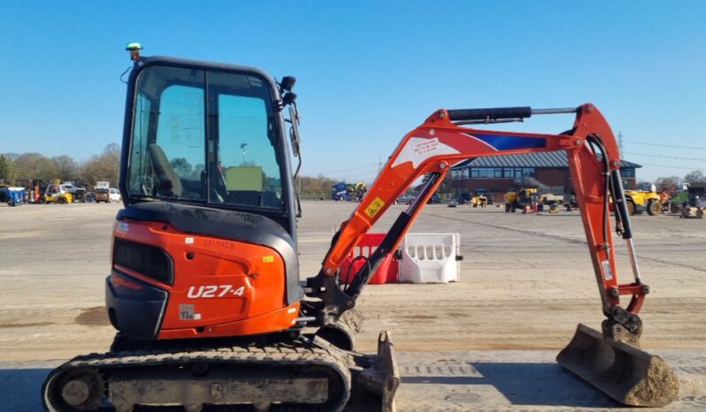 2017 Kubota U27-4 Mini Excavators For Auction: Leeds, UK – 30th April, 1st, 2nd & 3rd May 25 full