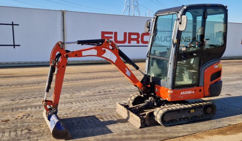 2016 Kubota KX016-4 Mini Excavators For Auction: Leeds, UK – 30th April, 1st, 2nd & 3rd May 25