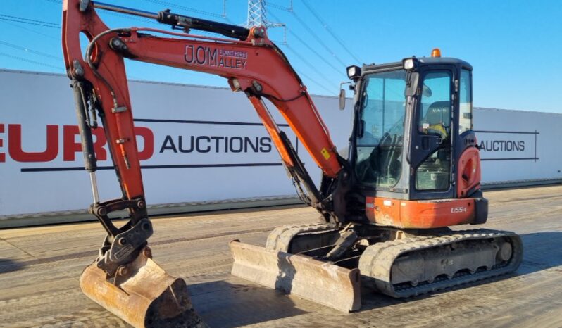 2013 Kubota U55-4 Mini Excavators For Auction: Leeds, UK – 30th April, 1st, 2nd & 3rd May 25