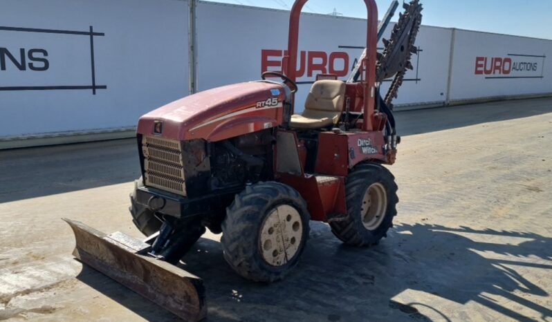 2012 Ditch Witch RT45 Trencher For Auction: Leeds, UK – 30th April, 1st, 2nd & 3rd May 25