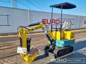 Unused 2024 DigMaster DM100 Micro Excavators For Auction: Leeds, UK – 30th April, 1st, 2nd & 3rd May 25